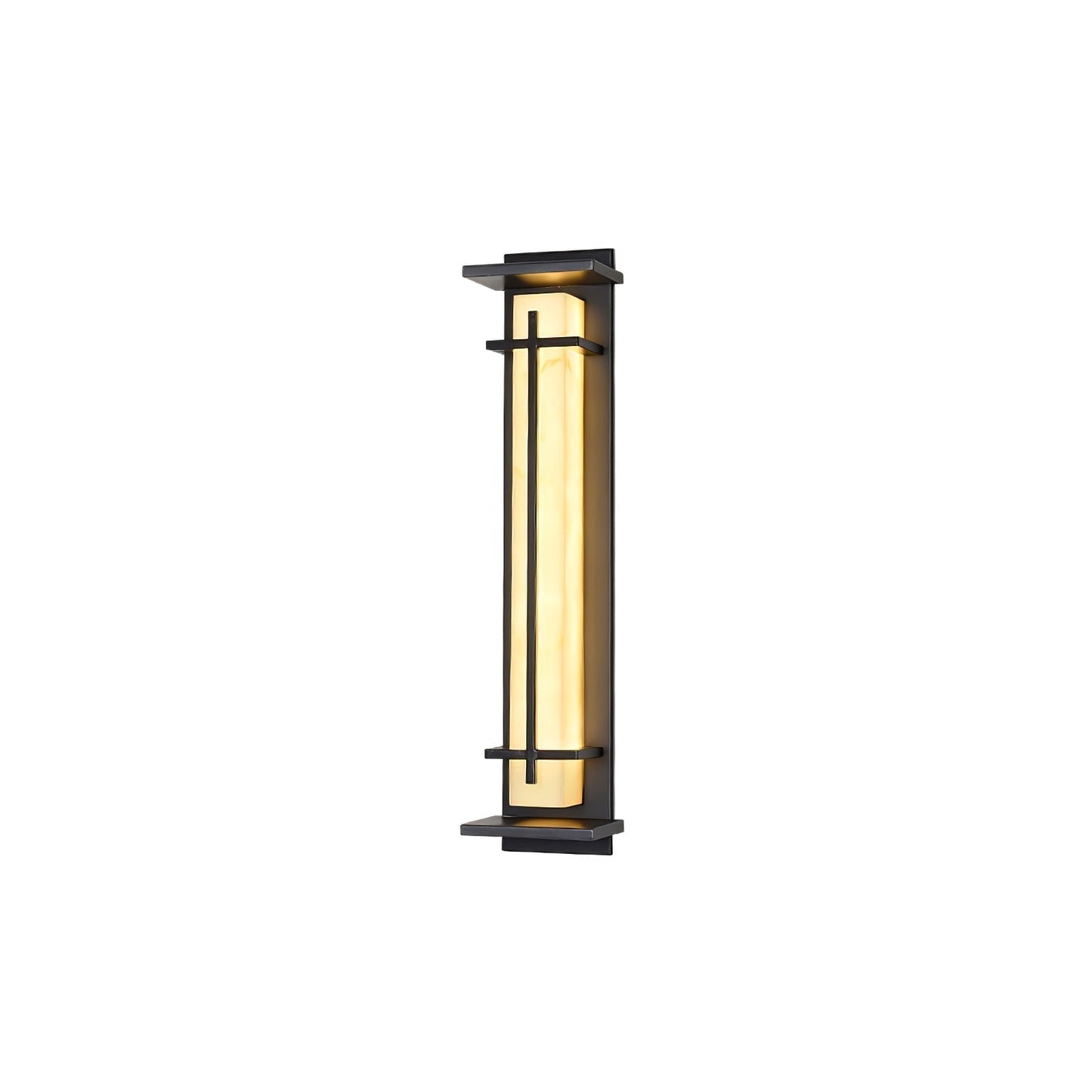 AlabasterGlow | Elegancki Nowoczesny Kinkiet Ogrodowy z LED