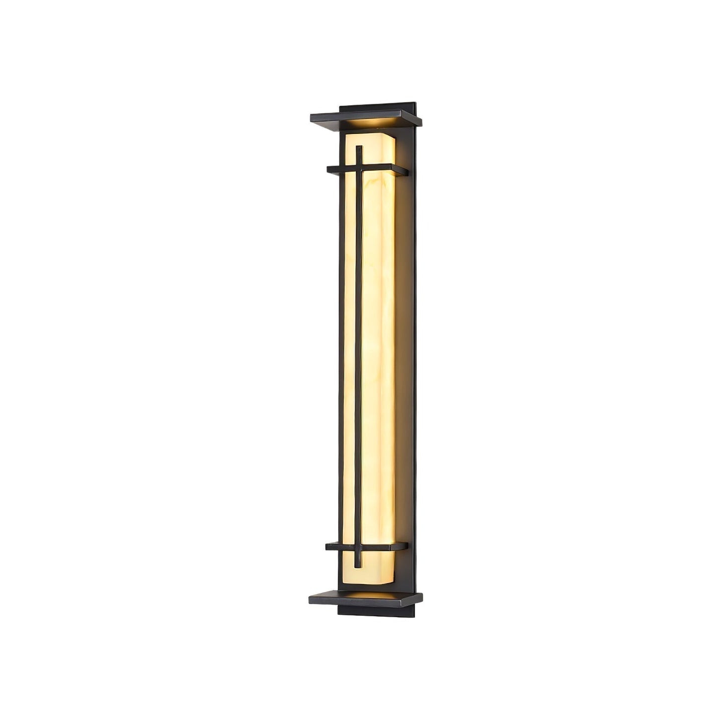 AlabasterGlow | Elegancki Nowoczesny Kinkiet Ogrodowy z LED