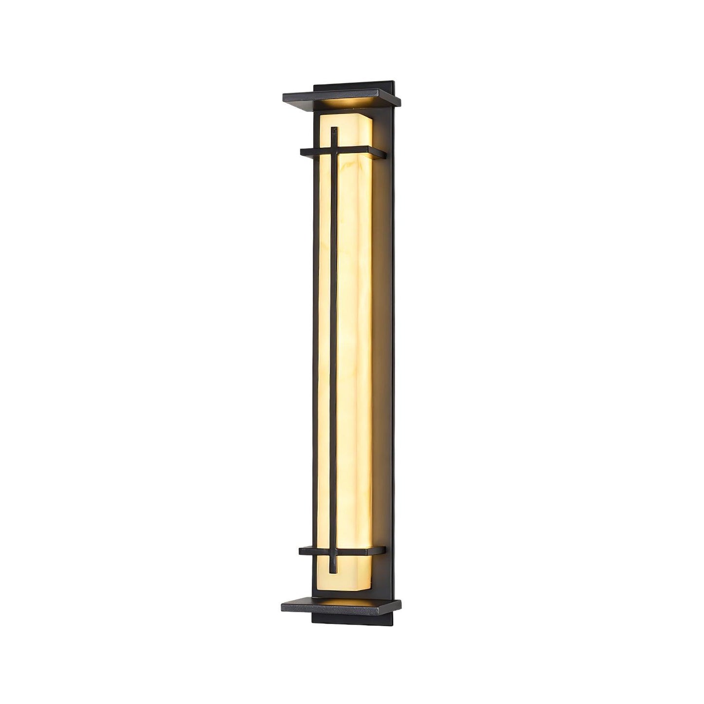 AlabasterGlow | Elegancki Nowoczesny Kinkiet Ogrodowy z LED