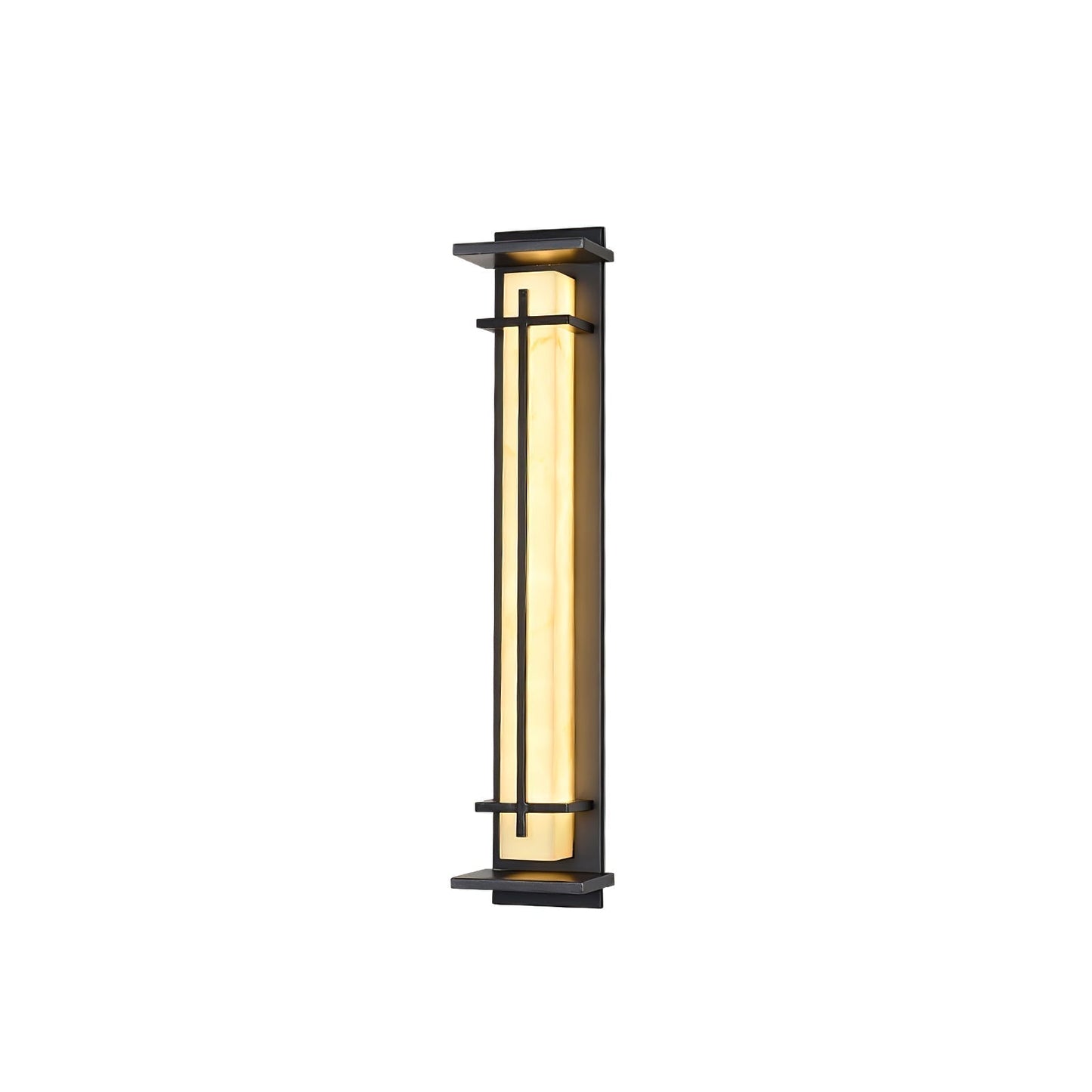 AlabasterGlow | Elegancki Nowoczesny Kinkiet Ogrodowy z LED