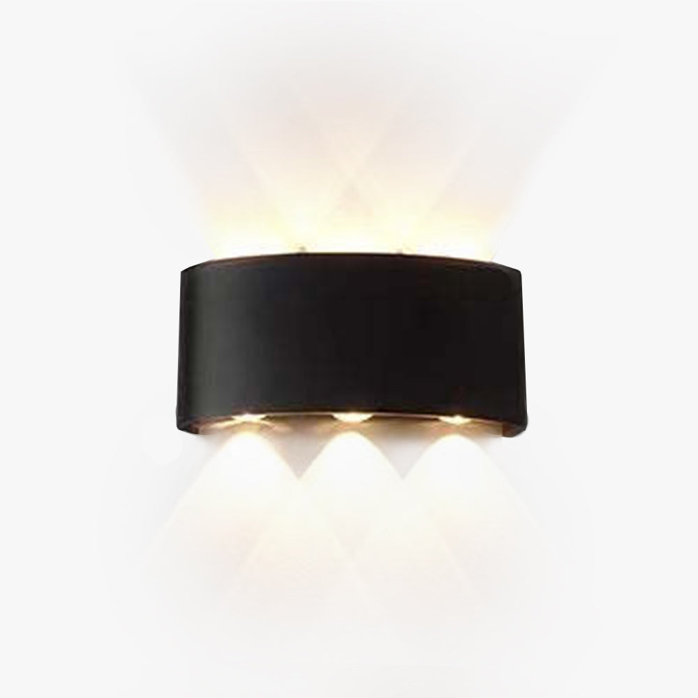 Aluminiowy Kinkiet | Elegancki Wodoodporny Kinkiet Zewnętrzny LED
