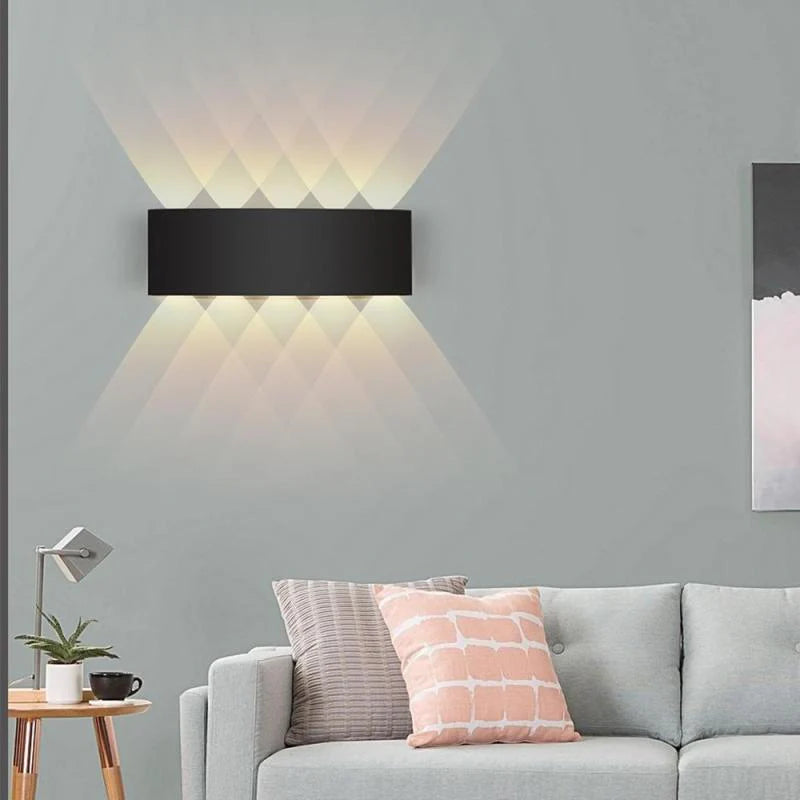 Aluminiowy Kinkiet | Elegancki Wodoodporny Kinkiet Zewnętrzny LED