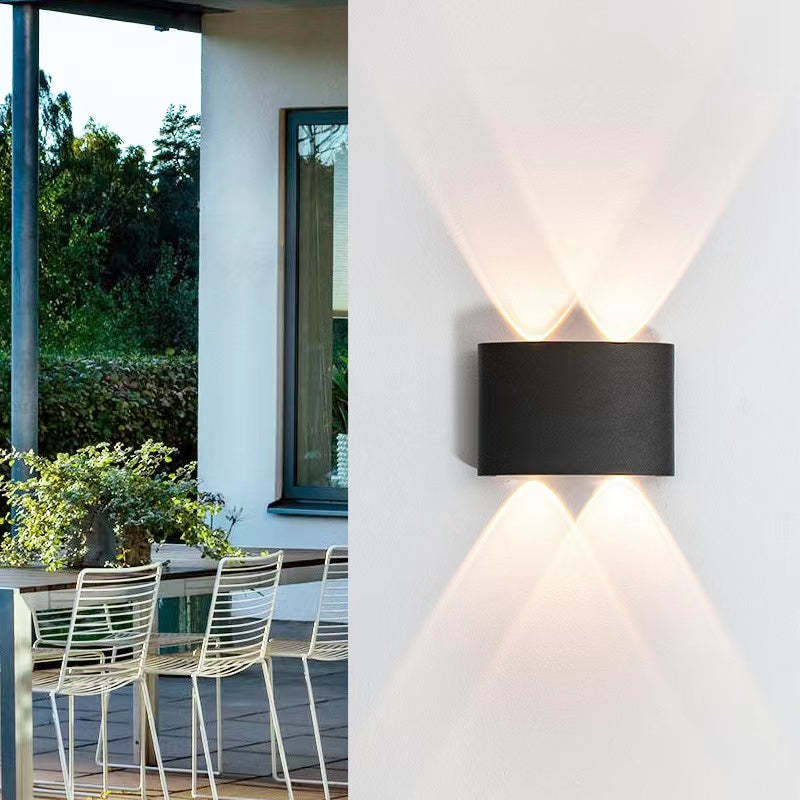 Aluminiowy Kinkiet | Elegancki Wodoodporny Kinkiet Zewnętrzny LED