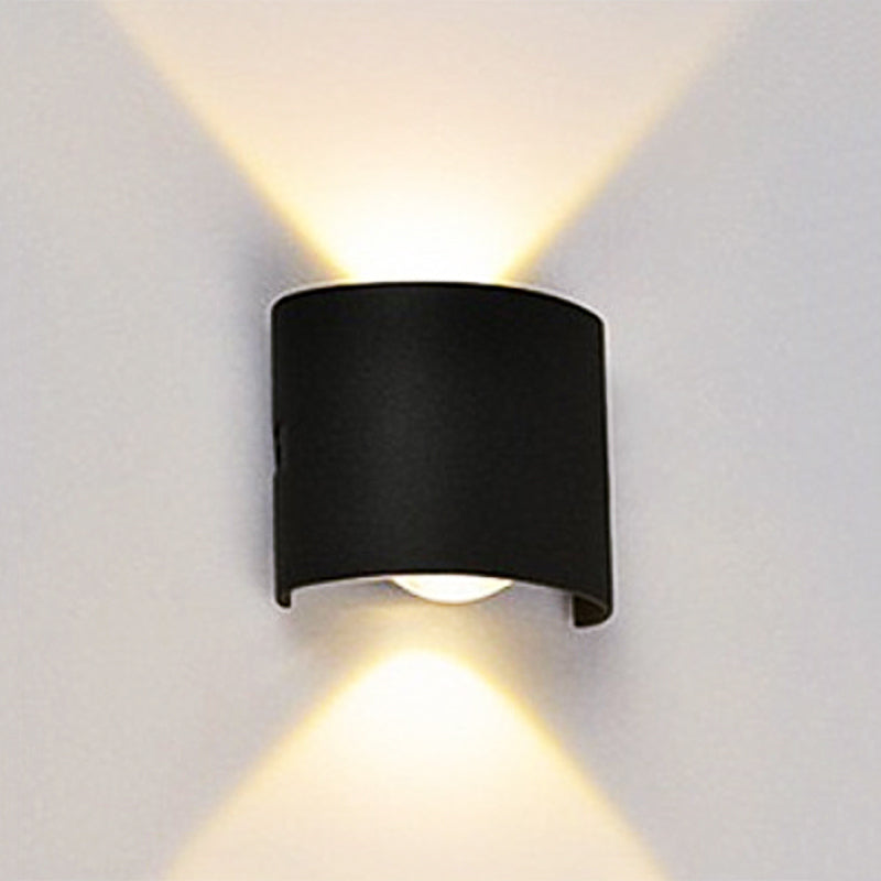 Aluminiowy Kinkiet | Elegancki Wodoodporny Kinkiet Zewnętrzny LED