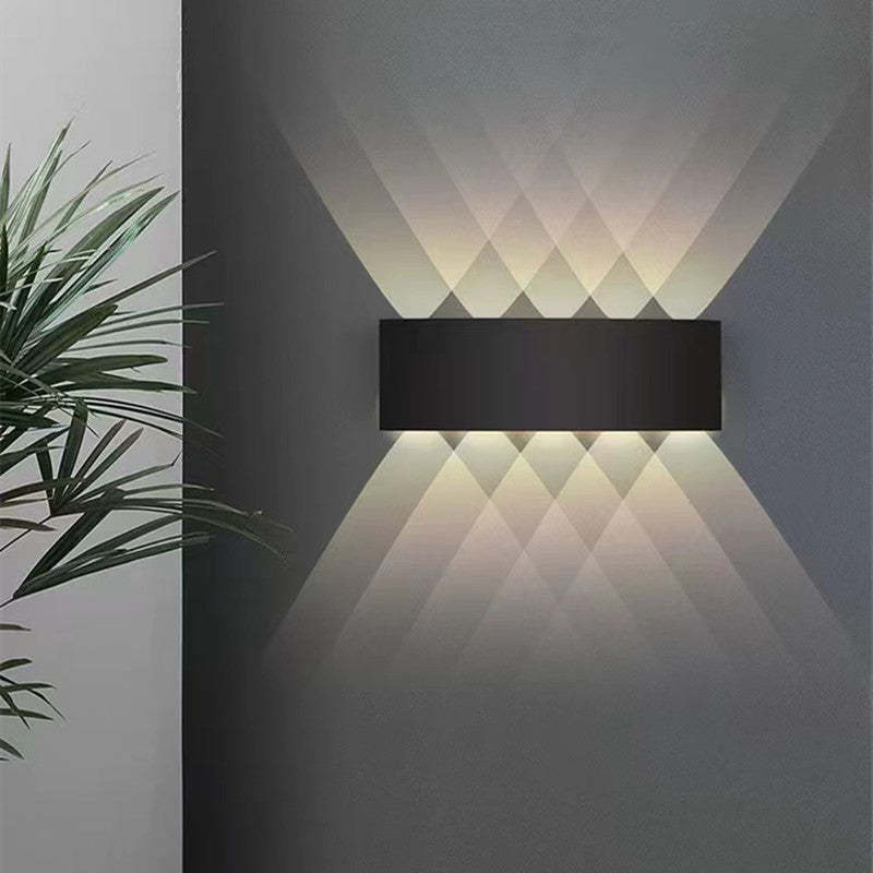 Aluminiowy Kinkiet | Elegancki Wodoodporny Kinkiet Zewnętrzny LED