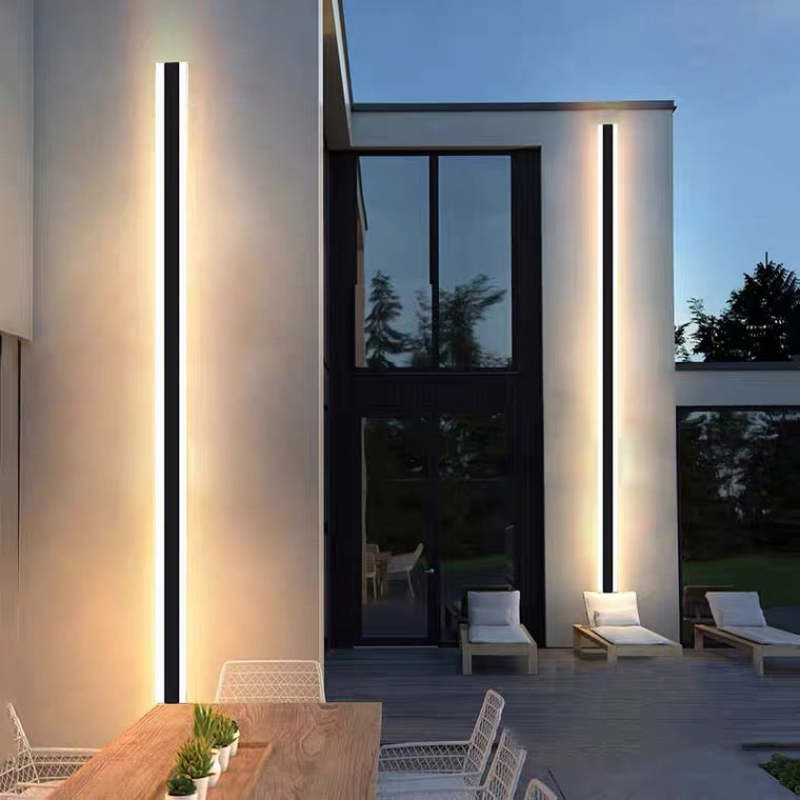 ArishaStone | Modern Elegant Metal Acrylic Outdoor Wall Light