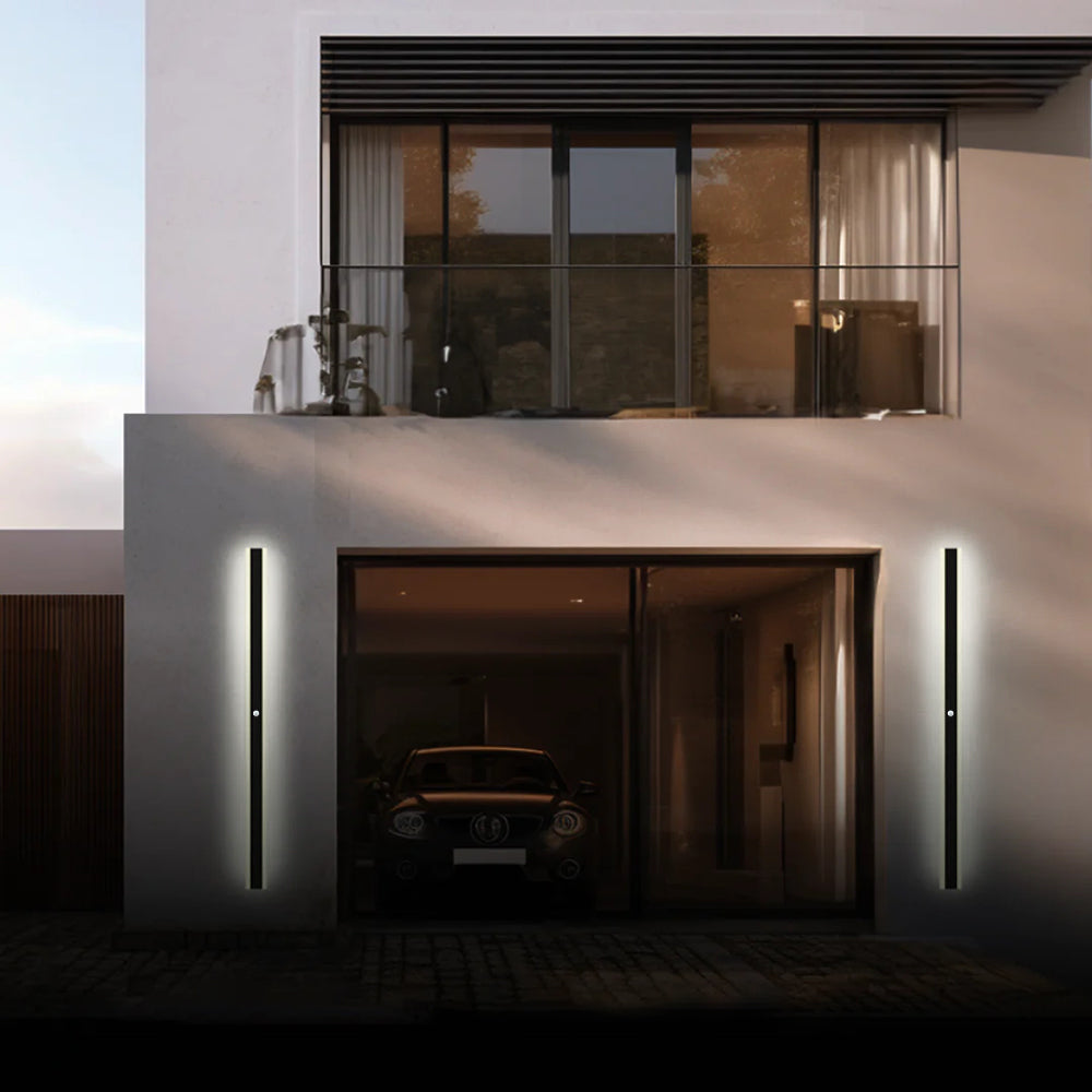 ArishaStone | Modern Elegant Metal Acrylic Outdoor Wall Light