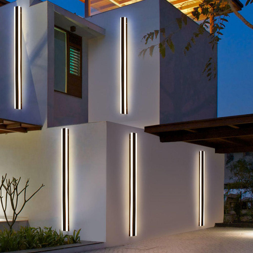 ArishaStone | Modern Elegant Metal Acrylic Outdoor Wall Light