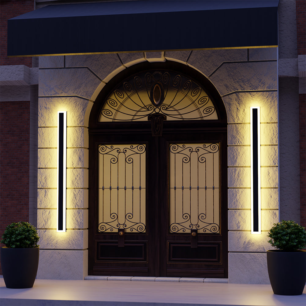 Arisha | Modern Stylish Metal Garden Wall Lamp with LED Lighting
