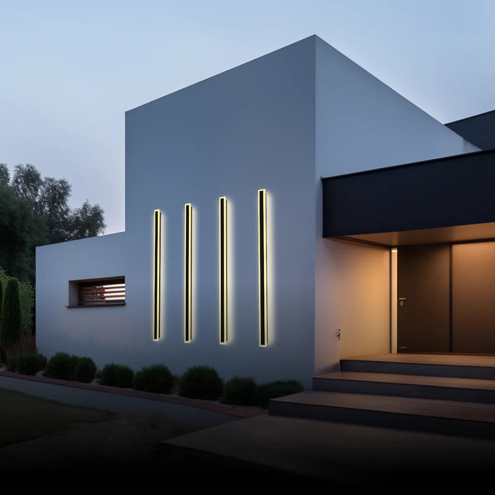 Arisha | Modern Stylish Metal Garden Wall Lamp with LED Lighting
