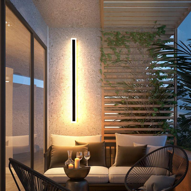 Arisha | Modern Stylish Metal Garden Wall Lamp with LED Lighting