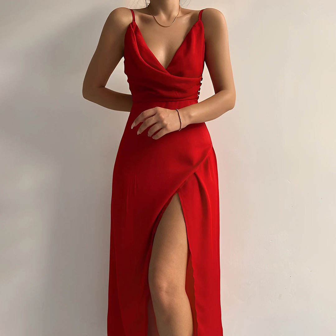 Damska Elegancka Sukienka | Ponadczasowy Styl na Wesele | Komfortowy Model na Każdą Okazję