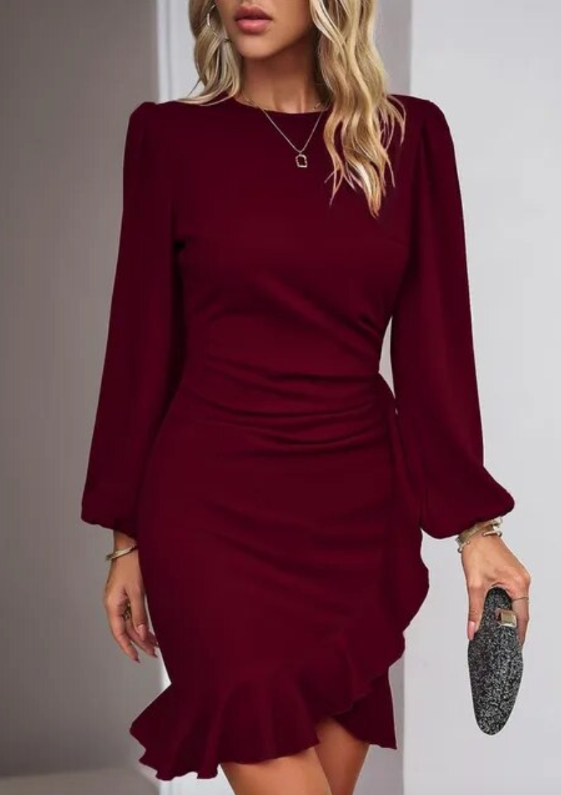 Damska Elegancka Sukienka | Wysokiej Jakości Sukienka Na Wesele | Stylowy Wieczorowy Strój