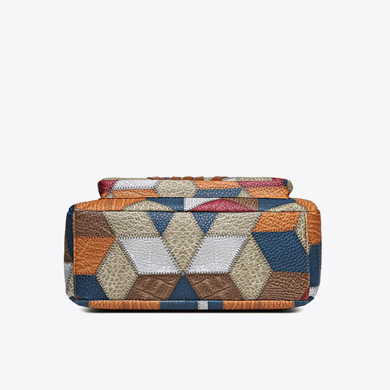 Damska Skórzana Listonoszka | Elegancka Torba Crossbody z Zorganizowanym Wnętrzem