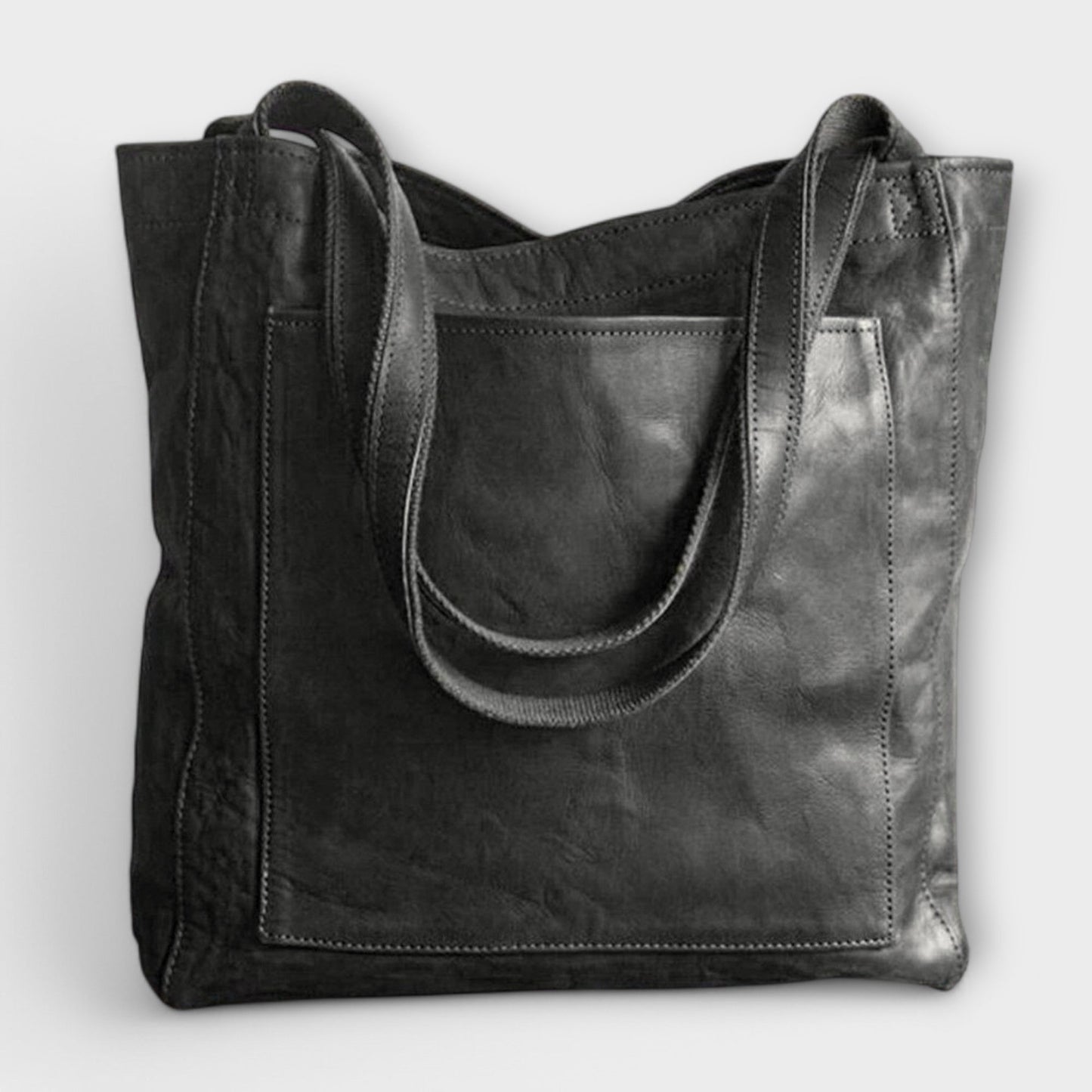 Damska Skórzana Torba na Ramię | Elegancka Przestronna Torebka Casual