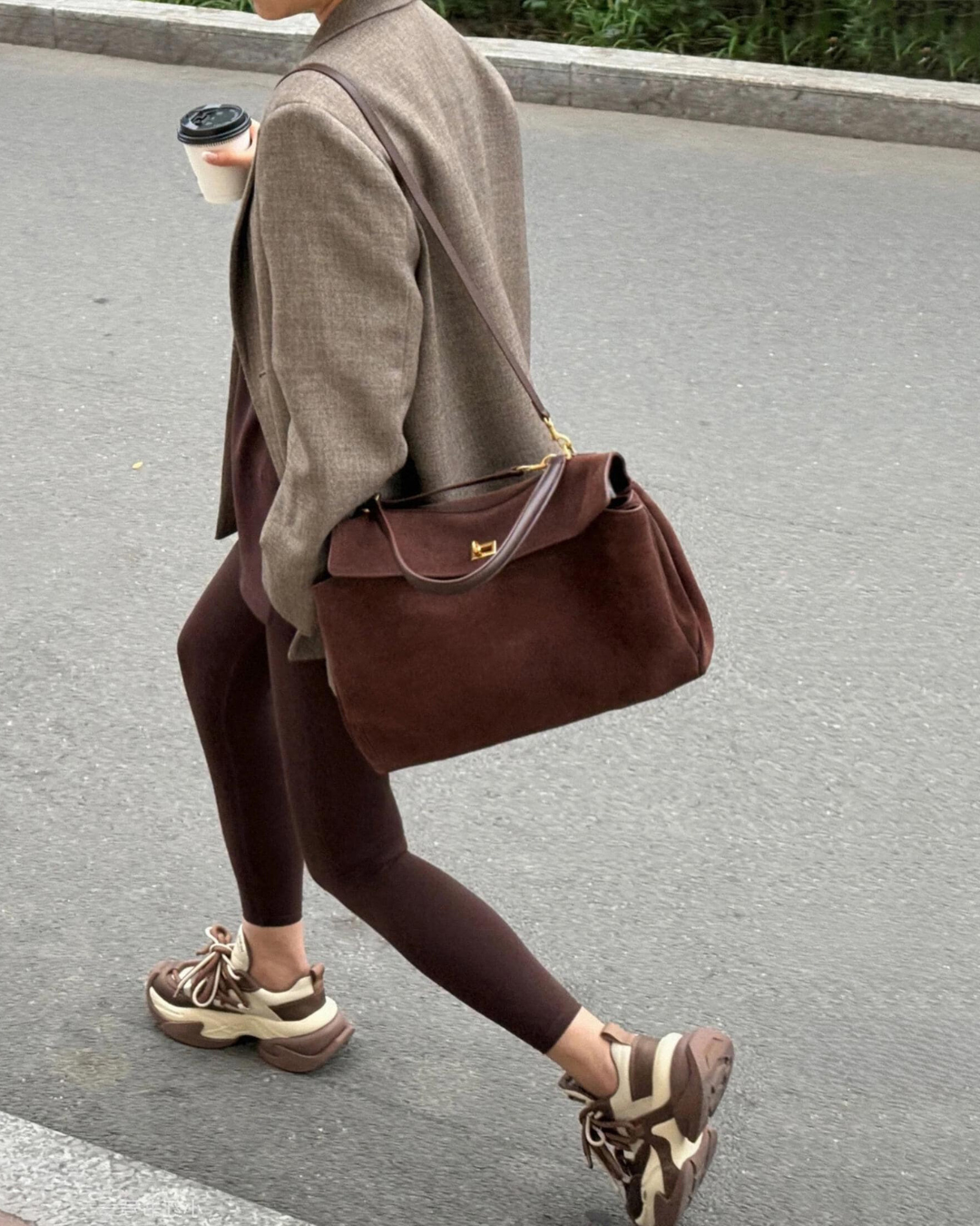 Damska Skórzana Torba na Ramię | Elegancka Strukturalna Torebka przez Ramię