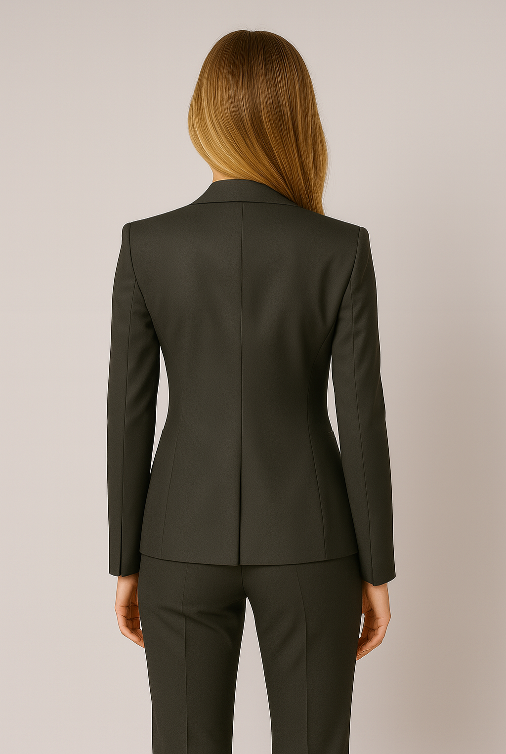 Damski Elegancki Garnitur Trzyczęściowy | Slim Fit Marynarka, Kamizelka i Spodnie