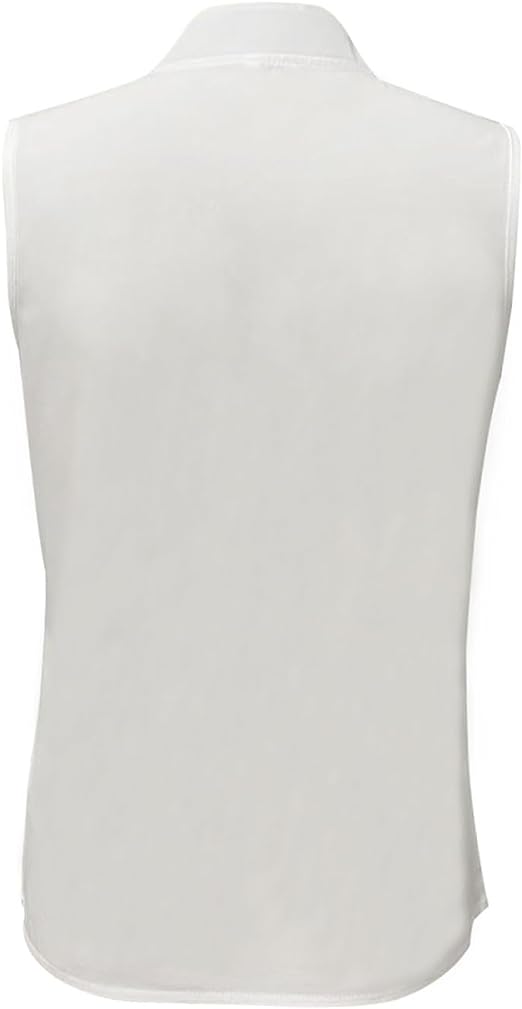 Damski Gładki Poliester Top | Elegancki Bez Rękawów Letni Top Damski