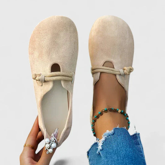 Damskie Ortopedyczne Mokasyny | Czarne Eleganckie Buty na Co Dzień