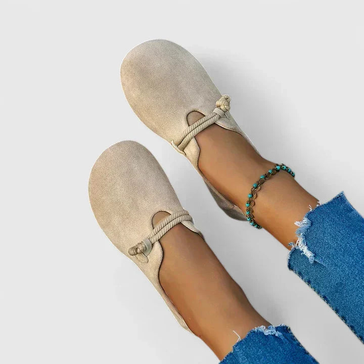 Damskie Ortopedyczne Mokasyny | Czarne Eleganckie Buty na Co Dzień