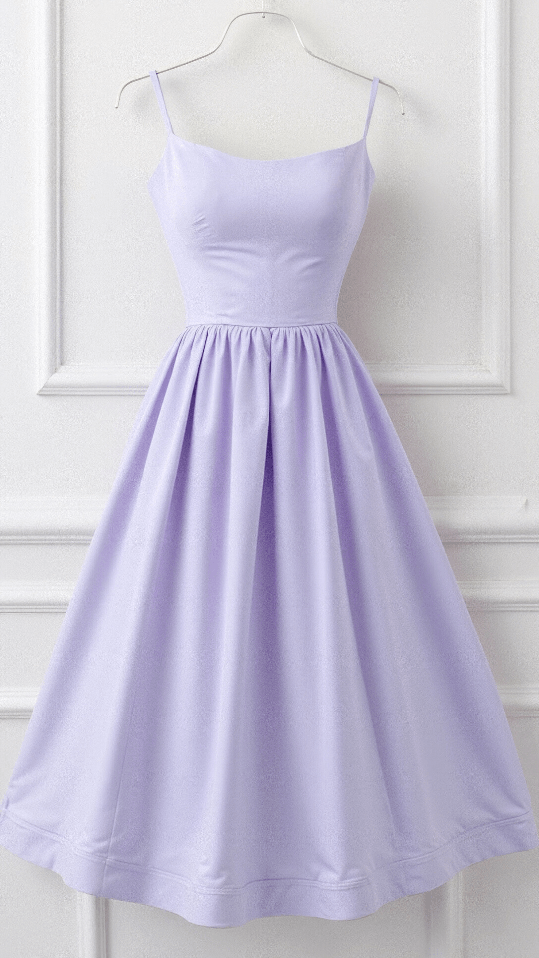 Kobieta Sukienka Midi A-Linie | Elegancka Płynna Sukienka na Wesele z Ramiączkami Spaghetti