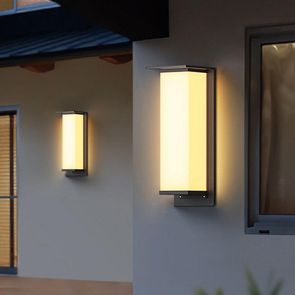 LumaSolar | Elegantny Metalowy Kinkiet Solarny Zewnętrzny do Ogrodu