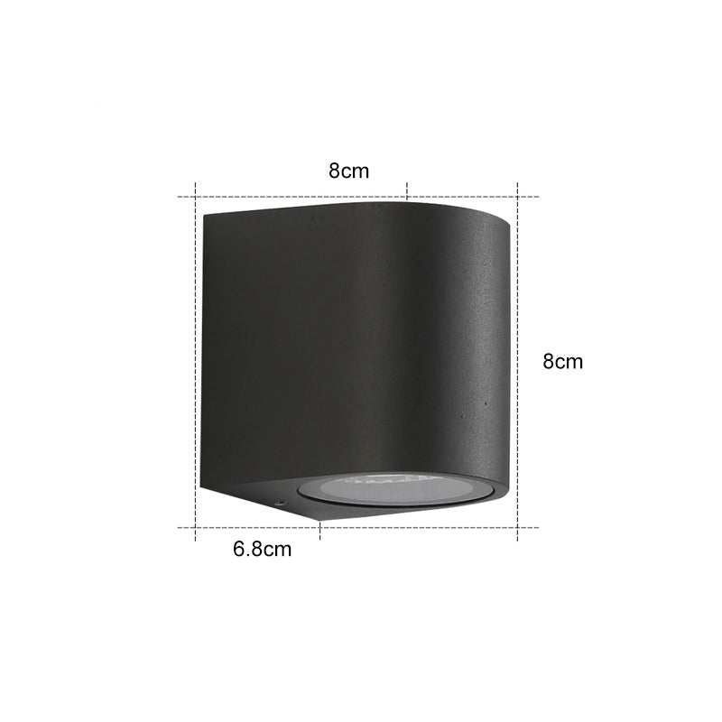 Lumenor | Elegancki Metalowy Kinkiet LED do Ogrodu i Korytarza