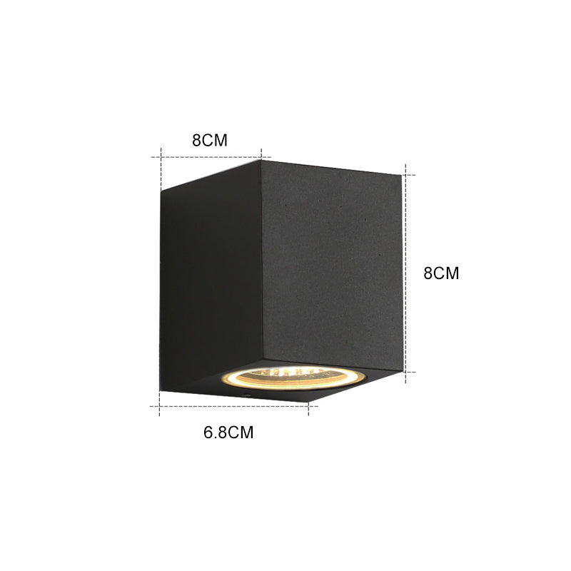 Lumenor | Elegancki Metalowy Kinkiet LED do Ogrodu i Korytarza