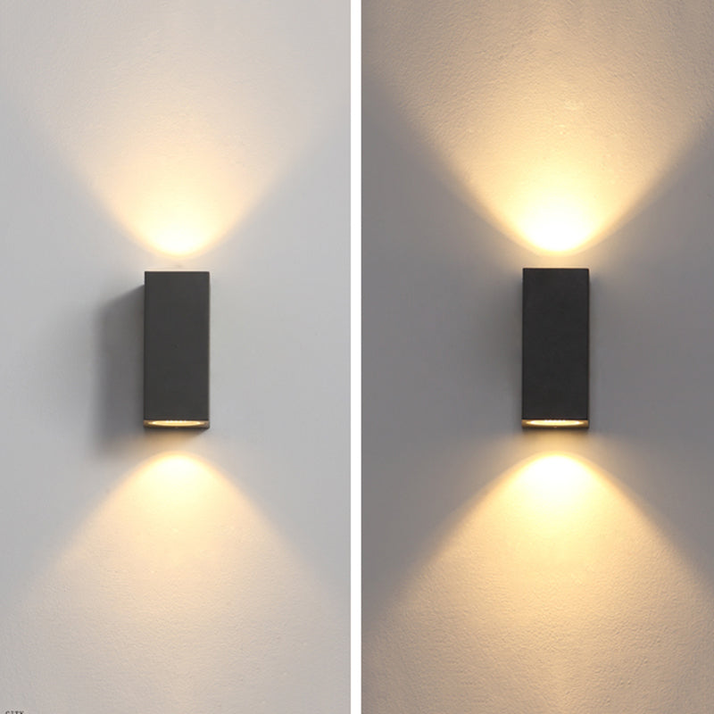 Lumenor | Elegancki Metalowy Kinkiet LED do Ogrodu i Korytarza