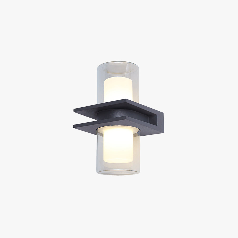 Lumenor | Elegantny Nowoczesny Kinkiet Zewnętrzny z Aluminium i Szkła