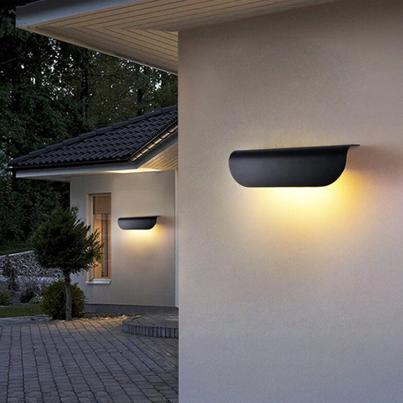 Luminara | Elegantny Metalowy Kinkiet LED Ścienny do Użytku Zewnętrznego