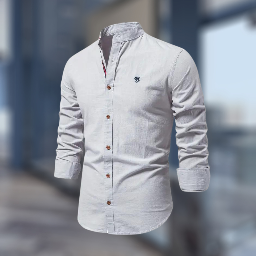 Męska Bawełniana Koszulka Polo Z Długim Rękawem | Elegancki Nowoczesny Styl