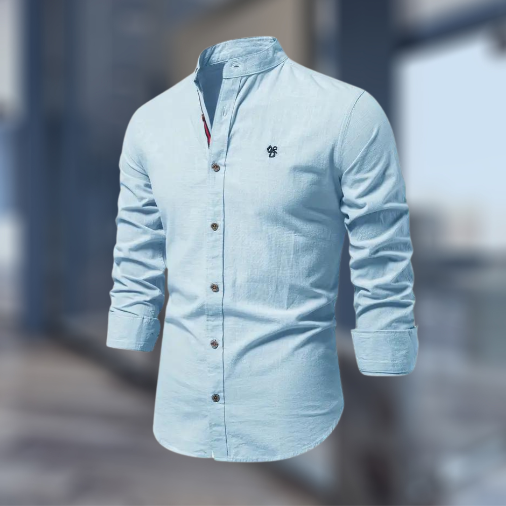 Męska Bawełniana Koszulka Polo Z Długim Rękawem | Elegancki Nowoczesny Styl