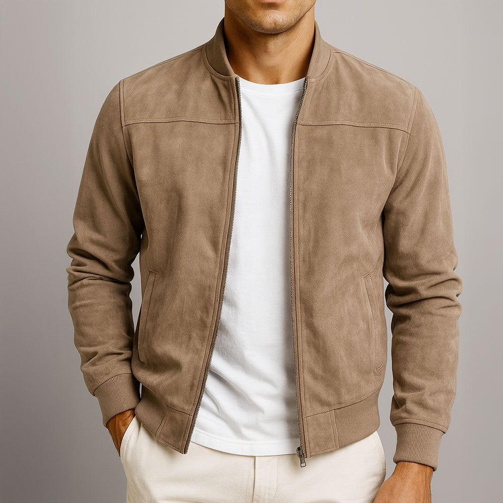 Męska Lekkiej Kurtka Bomber | Minimalistyczna Stylowa Na Co Dzień