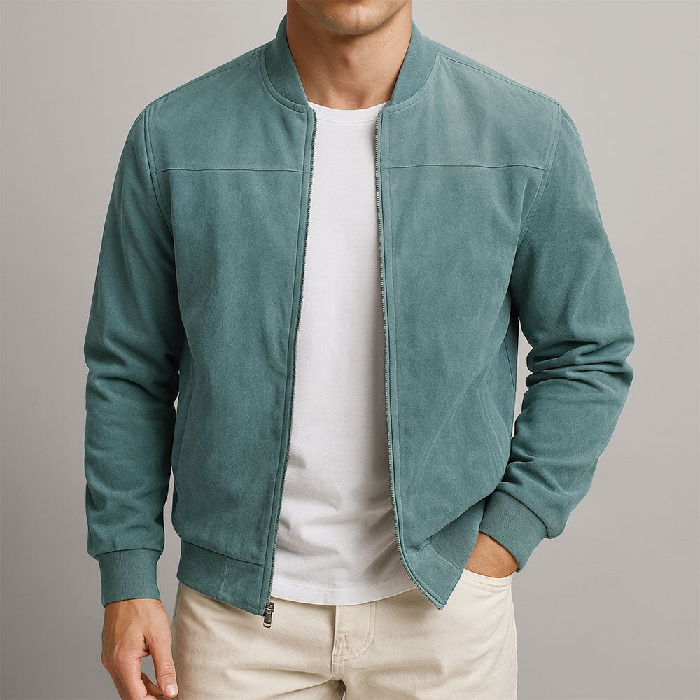 Męska Lekkiej Kurtka Bomber | Minimalistyczna Stylowa Na Co Dzień