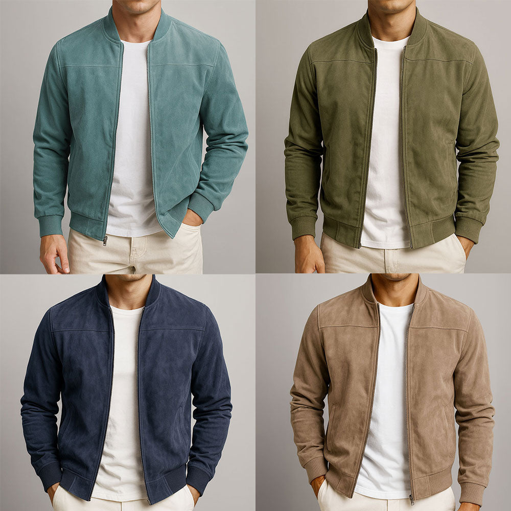Męska Lekkiej Kurtka Bomber | Minimalistyczna Stylowa Na Co Dzień