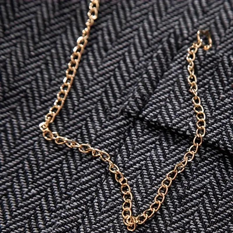 Męska Wzorzysta Kamizelka W Jodełkę | Elegancka Całoroczna Kamizelka