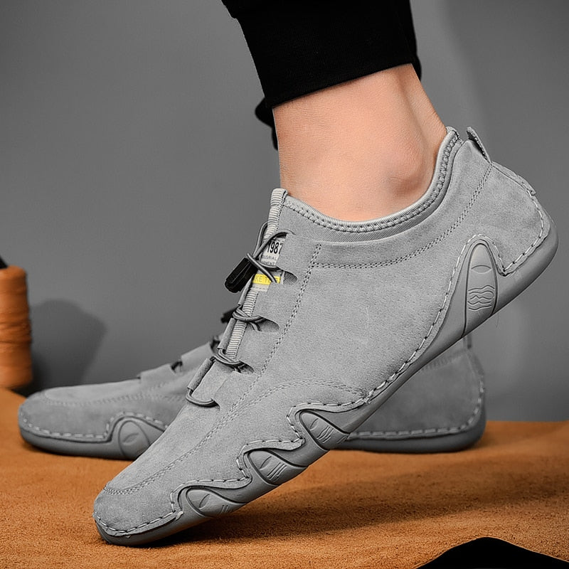 Męskie Mokasyny Skórzane | Eleganckie Czarne Buty Mokasyny