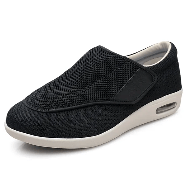 Męskie Oddychające Buty Diabetologiczne | Wygodne Slip-On z Płaską Podeszwą