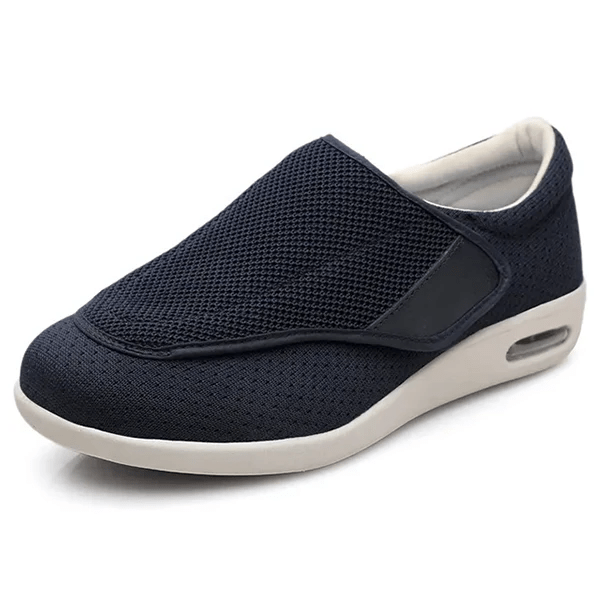 Męskie Oddychające Buty Diabetologiczne | Wygodne Slip-On z Płaską Podeszwą