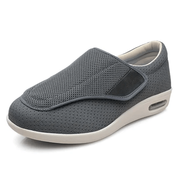 Męskie Oddychające Buty Diabetologiczne | Wygodne Slip-On z Płaską Podeszwą