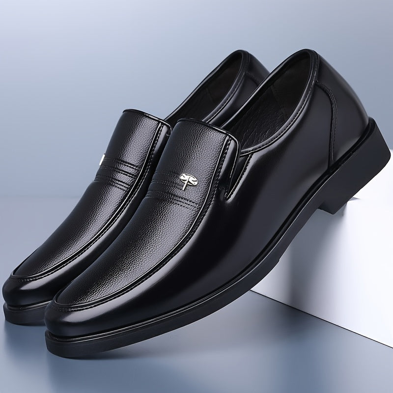 Męskie Skórzane Mokasyny | Eleganckie Wsuwane Buty Formalne | Komfortowe i Lekkie