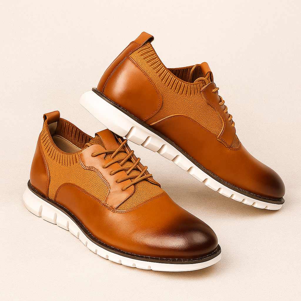 Męskie Syntetyczne Buty Sportowe | Niskoprofilowe Eleganckie Treningowe Obuwie