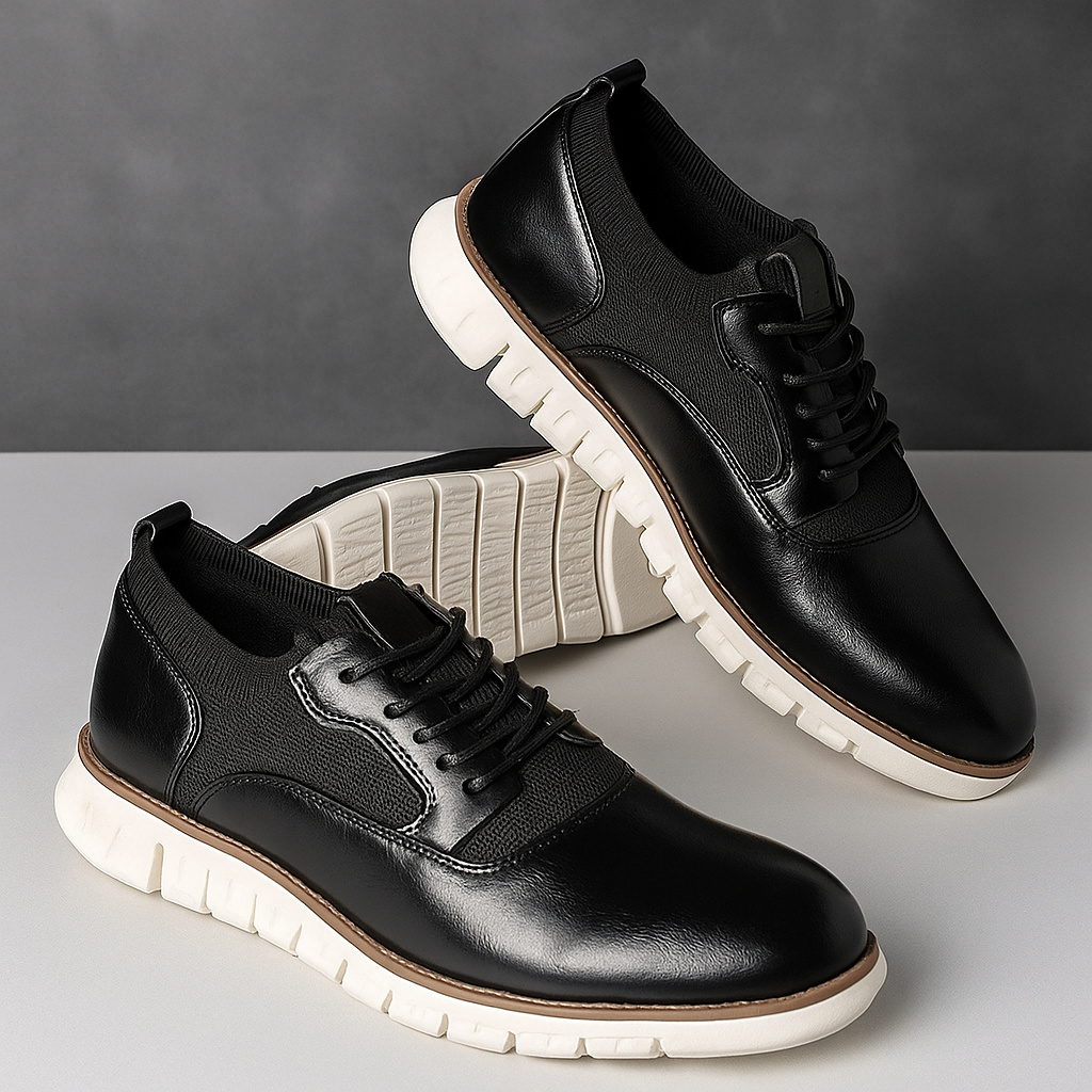 Męskie Syntetyczne Buty Sportowe | Niskoprofilowe Eleganckie Treningowe Obuwie