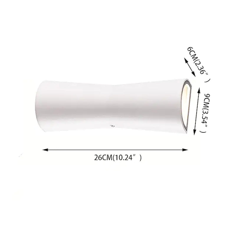 RayCylinder | Stylish Modern Metal Outdoor LED Wall Light