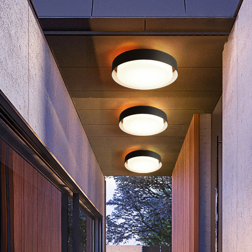 RayLight | Elegancka Czarna Lampa Sufitowa LED do Przedpokoju