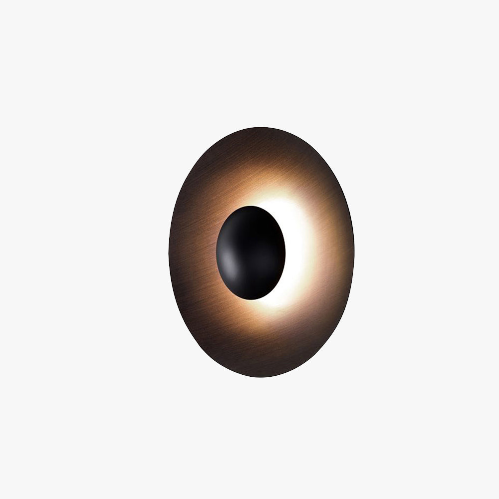 RayLight | Elegantna Okrągła Metalowa Lampa Ścienna Zewnętrzna