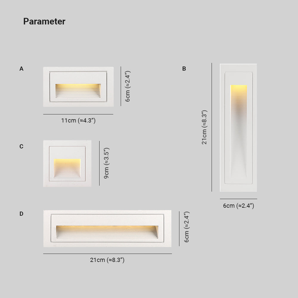 RayLight | Elegantny Nowoczesny Kinkiet Zewnętrzny LED do Ogrodu