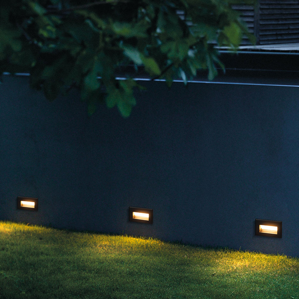 RayLight | Elegantny Nowoczesny Kinkiet Zewnętrzny LED w Kolorze Czarnym