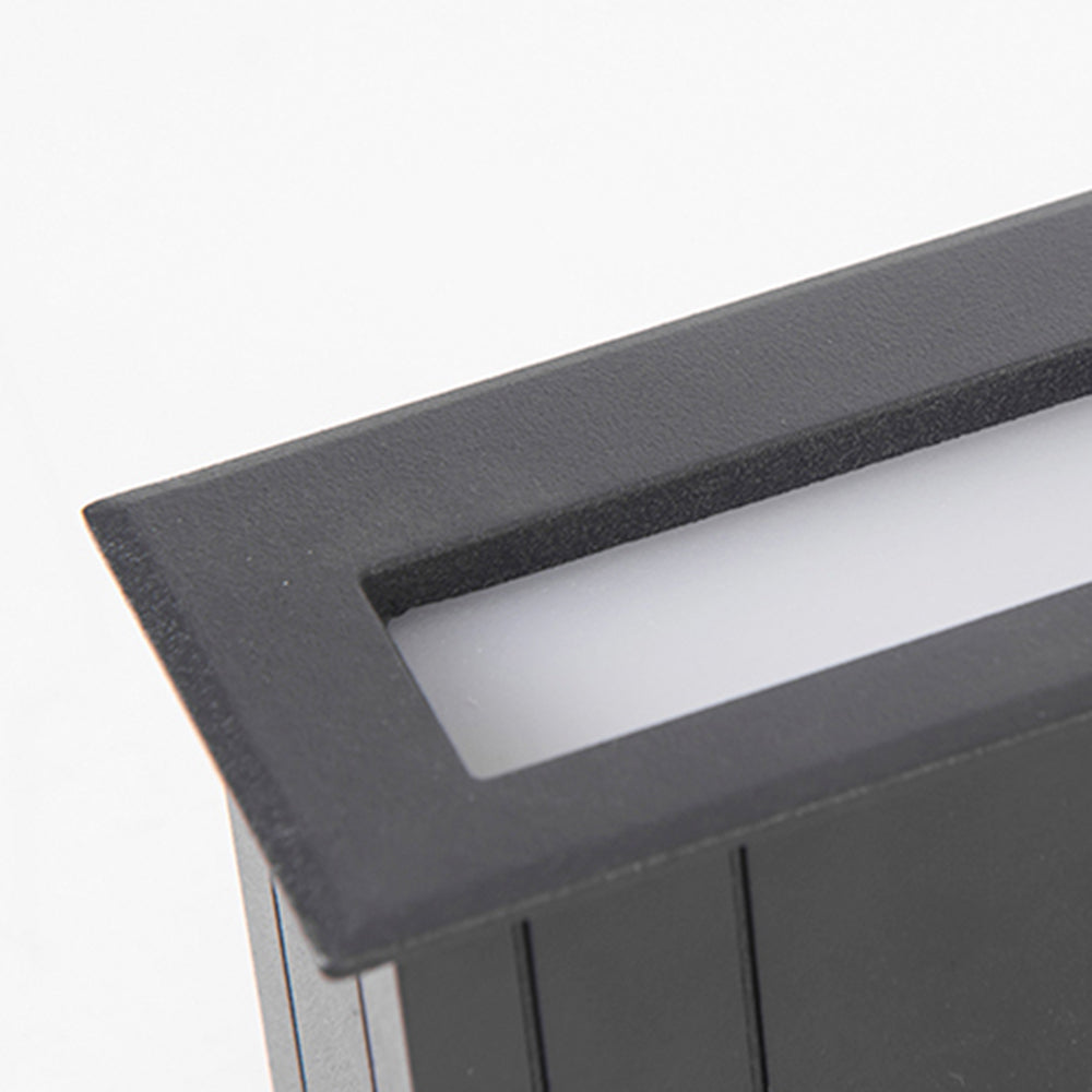 RayLight | Elegantny Nowoczesny Kinkiet Zewnętrzny LED w Kolorze Czarnym